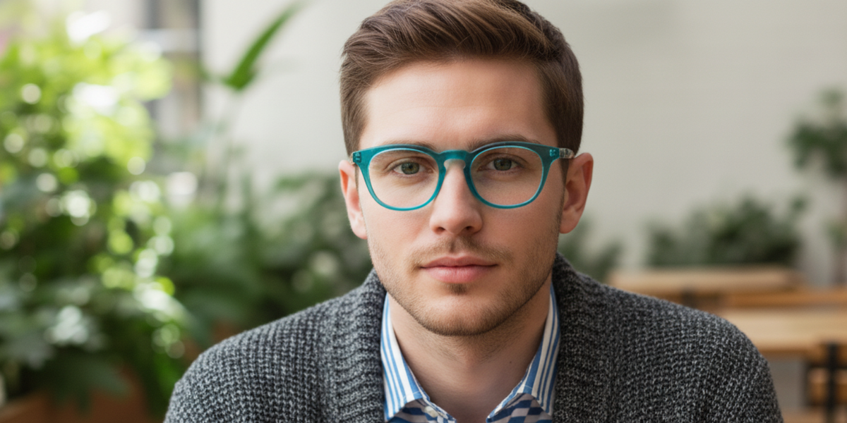Full Rim Round Premium Eyeglasses