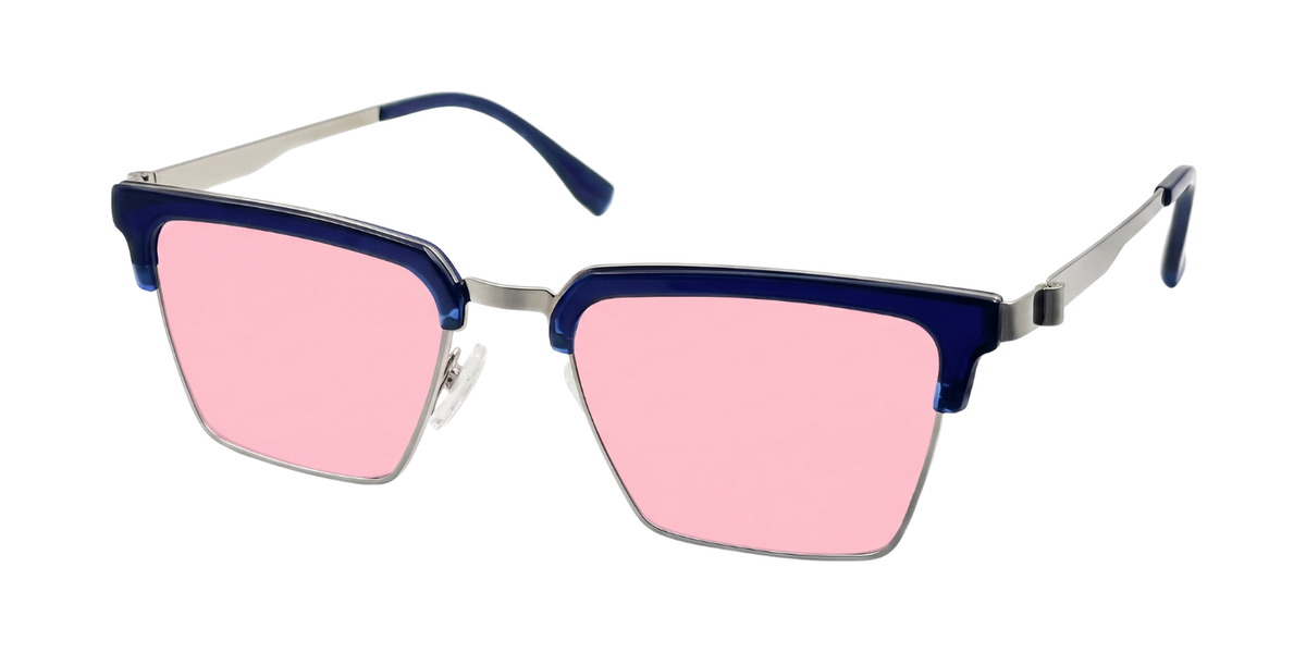Fashionista Aura YJ-0318 - Blue/Silver Frame
