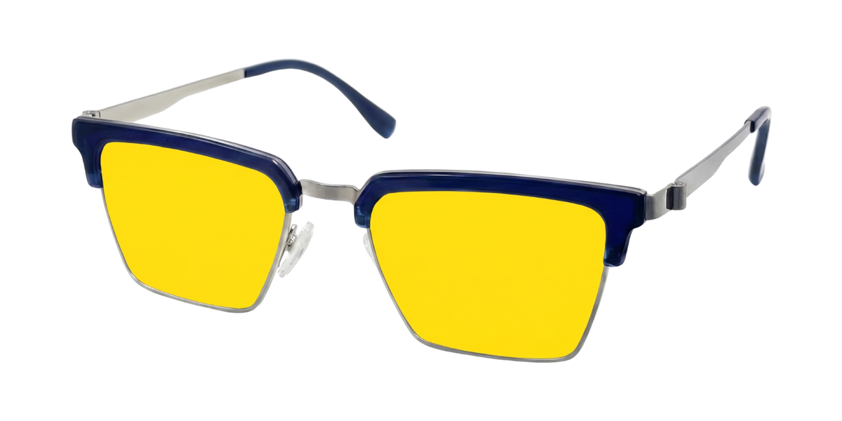 Fashionista Aura YJ-0318 - Blue/Silver Frame