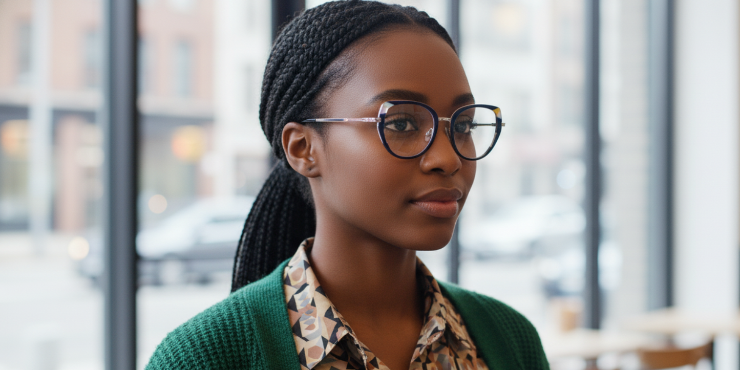 Full Rim Cat Eye Premium Eyeglasses