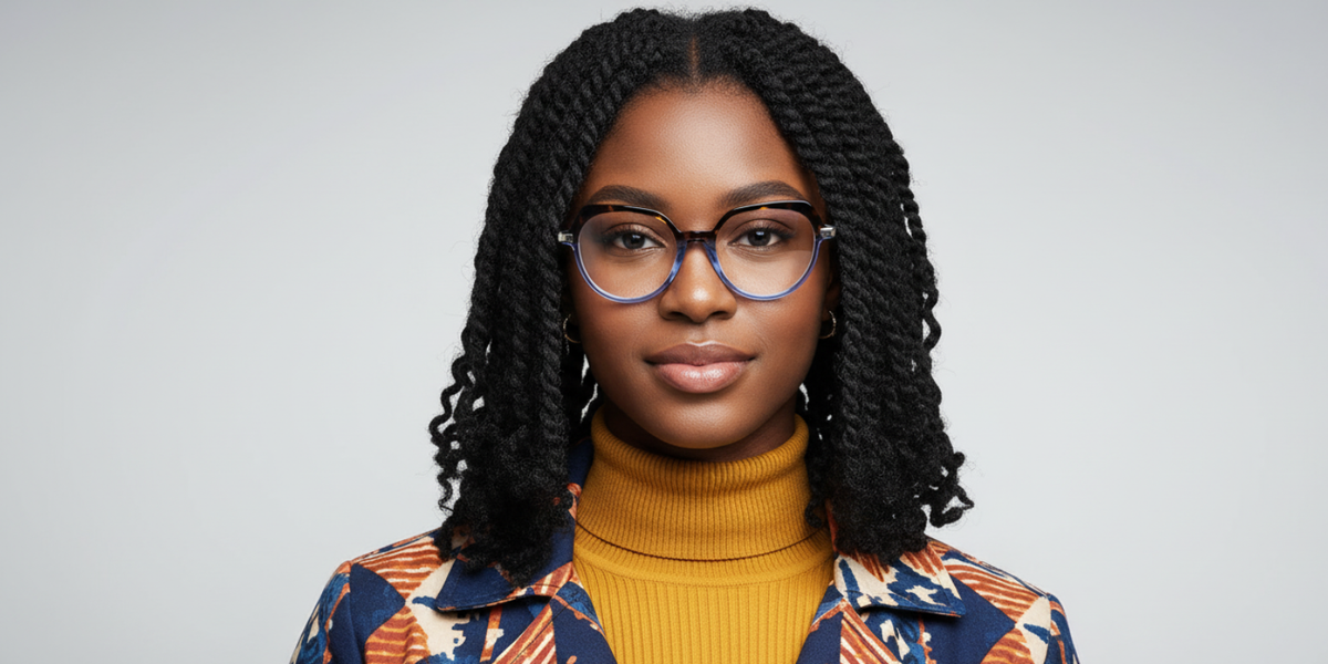 Full Rim Hexagon Premium Eyeglasses