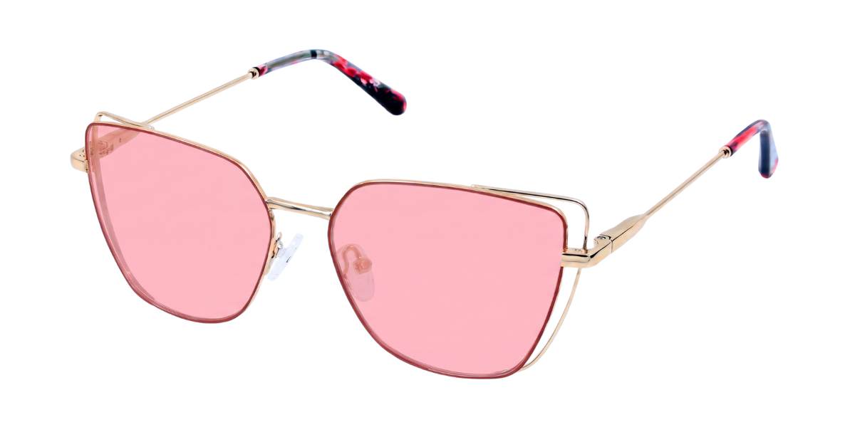 Fashionista Aura YJ-0318 -Red /Gold Frame