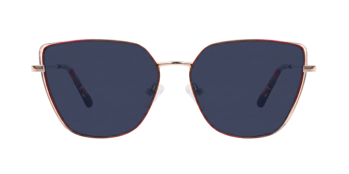 Fashionista Aura YJ-0318 -Red /Gold Frame