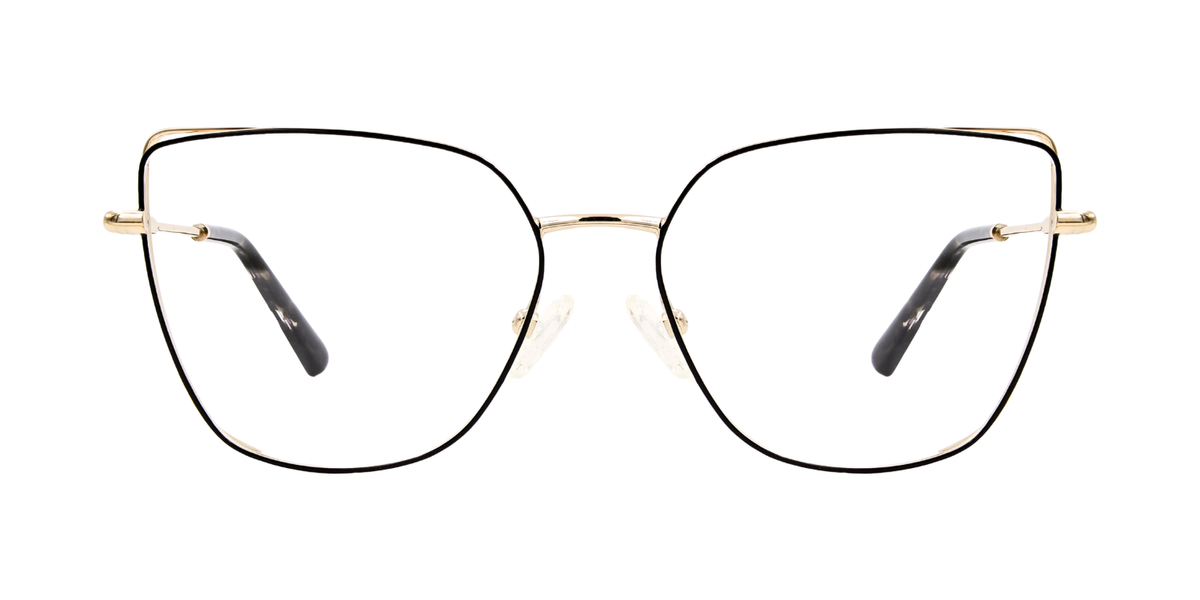 Fashionista Aura YJ-0318 - Black/Gold Frame