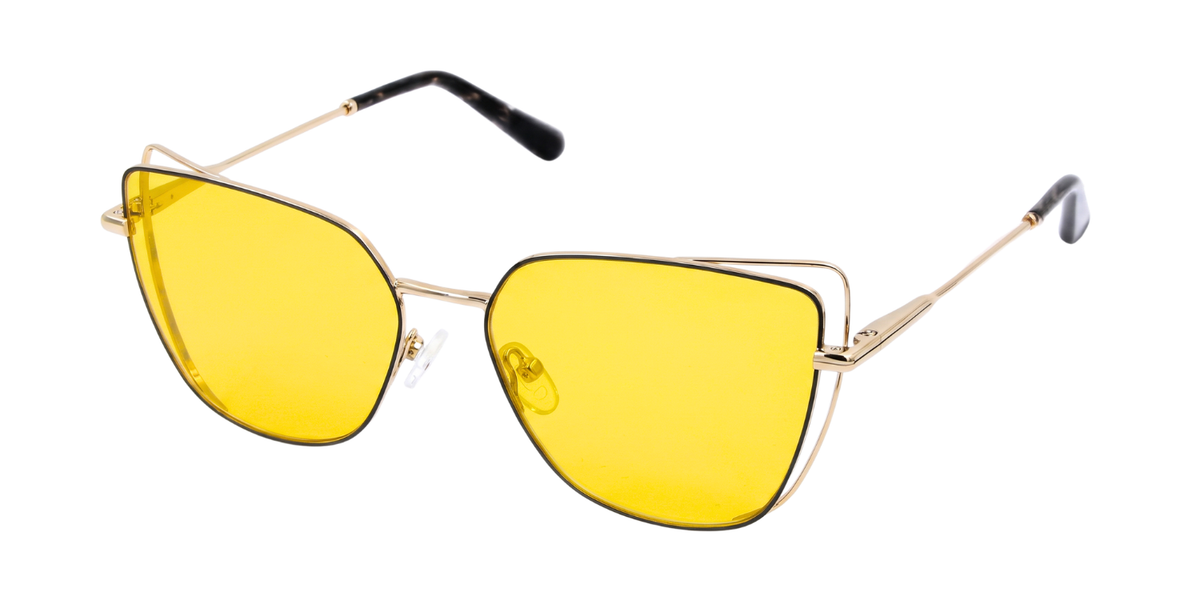 Fashionista Aura YJ-0318 - Black/Gold Frame