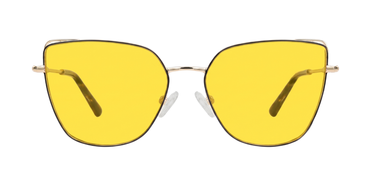 Fashionista Aura YJ-0318 - Black/Gold Frame