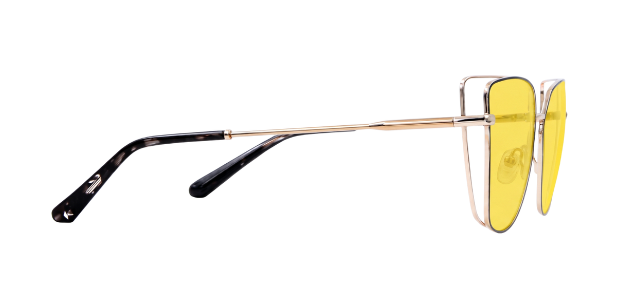 Fashionista Aura YJ-0318 - Black/Gold Frame