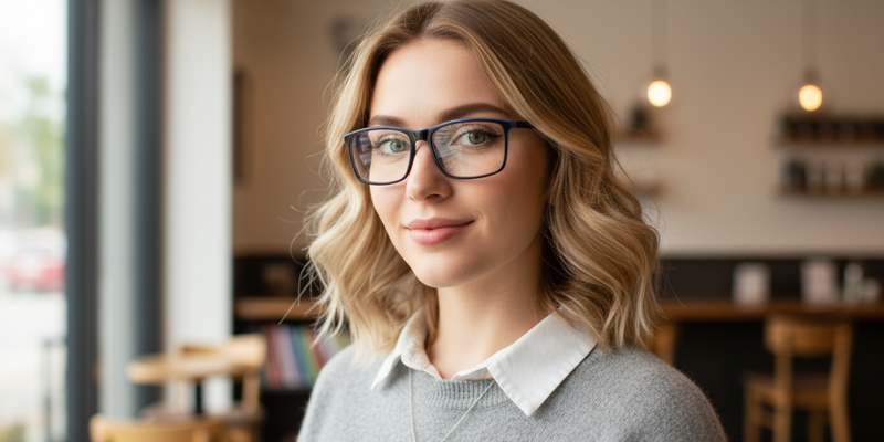 Full Rim Rectangle Classic Sports Eyeglasses
