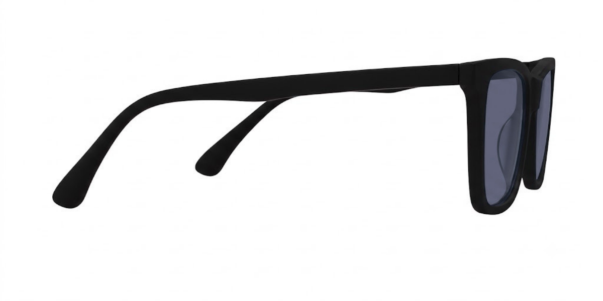 Black Full Rim Round Magneto Eyeglasses