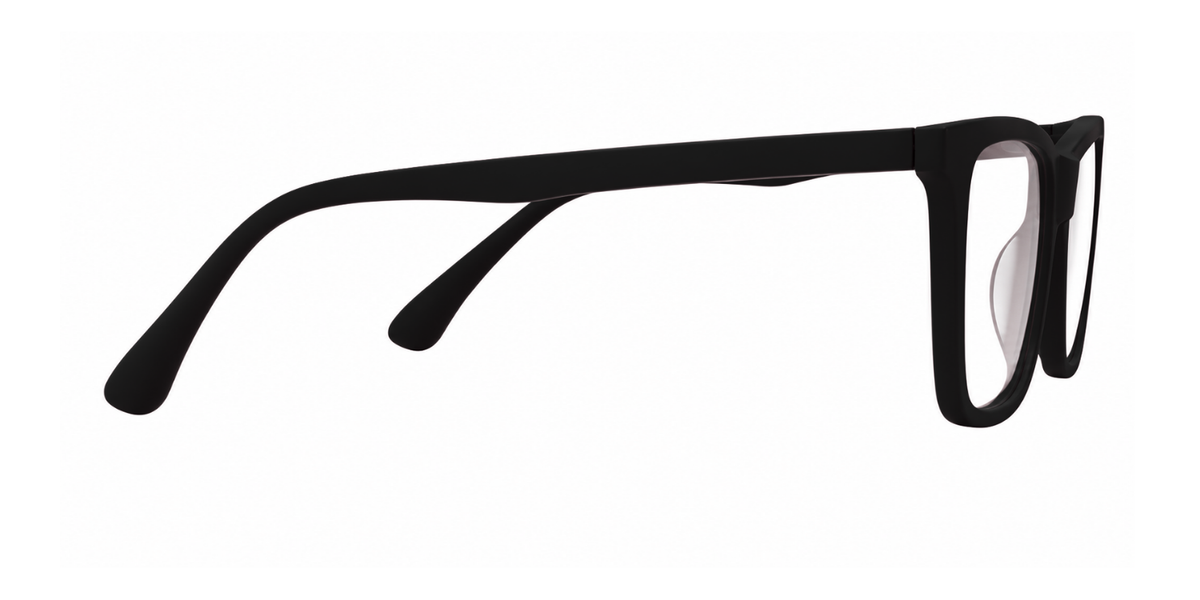 Black Full Rim Round Magneto Eyeglasses