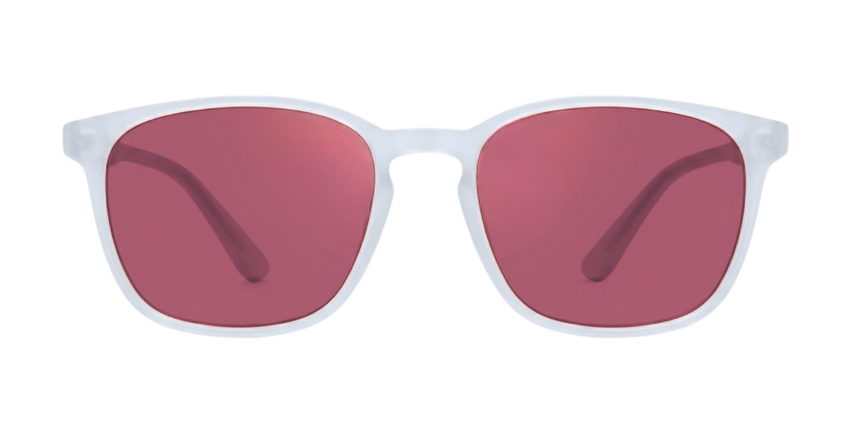 Light Blue Full Rim Round Magneto Eyeglasses
