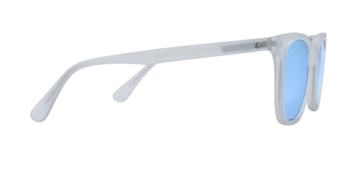 White Full Rim Round Magneto Eyeglasses