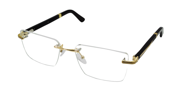 Rimless Rectangle Premium Eyeglasses