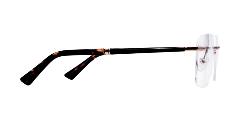 Rimless Rectangle Premium Eyeglasses