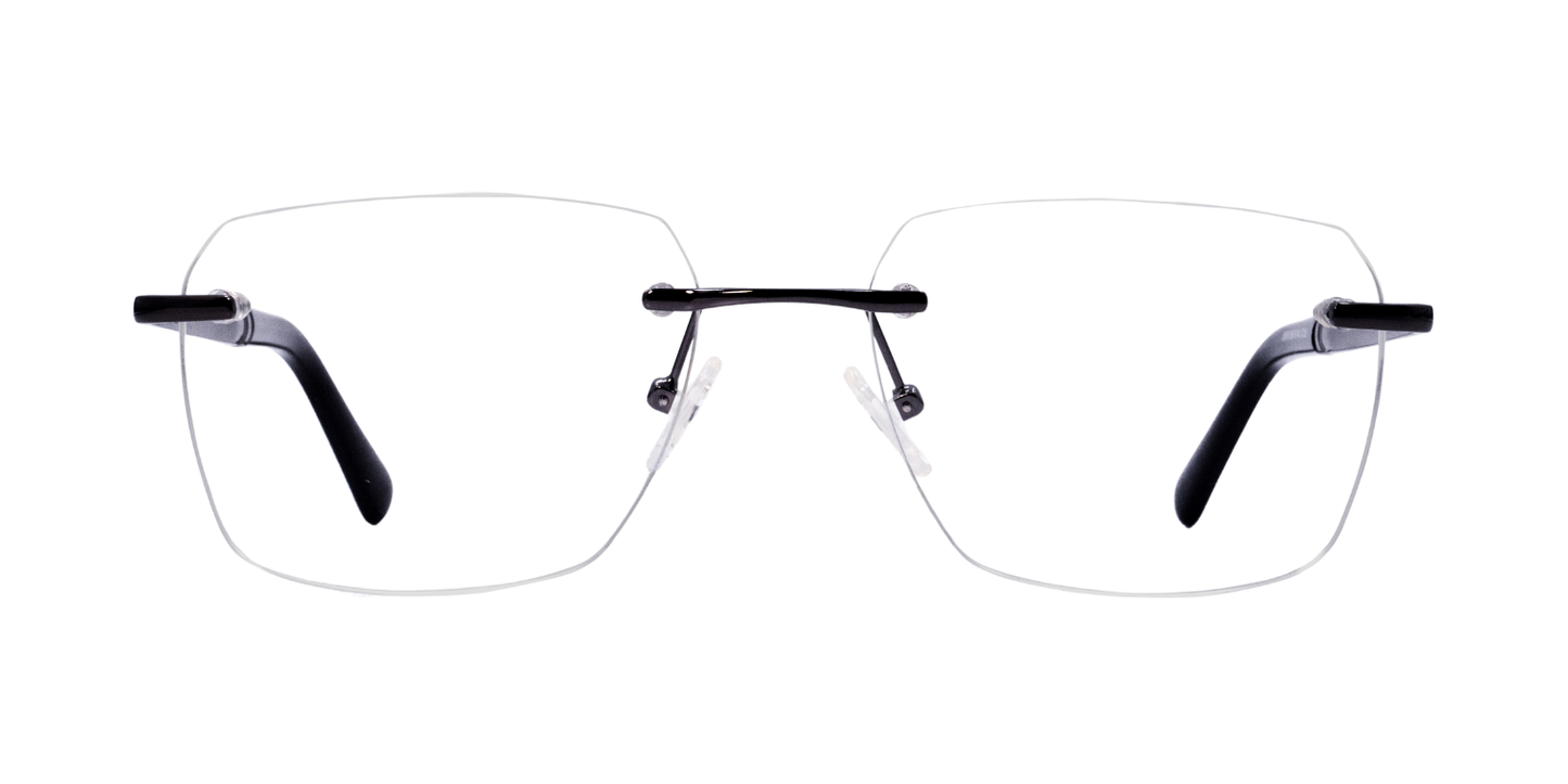 Rimless Rectangle Premium Eyeglasses