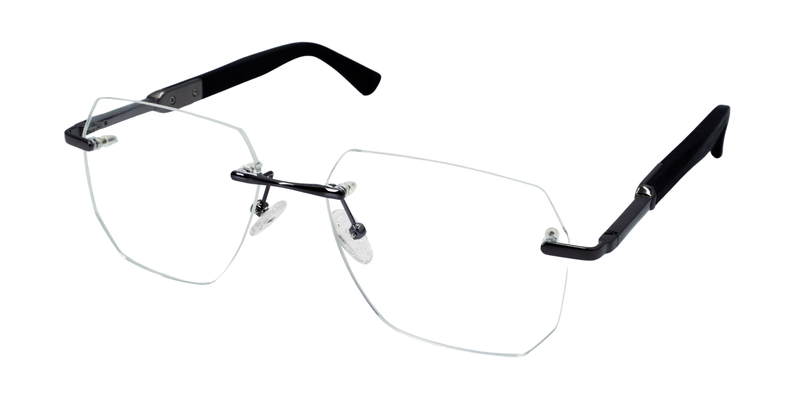 Rimless Cat Eye Premium Eyeglasses