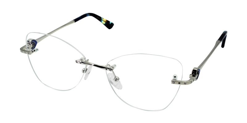 Rimless Cat Eye Premium Eyeglasses