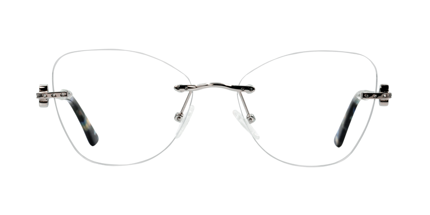 Rimless Cat Eye Premium Eyeglasses