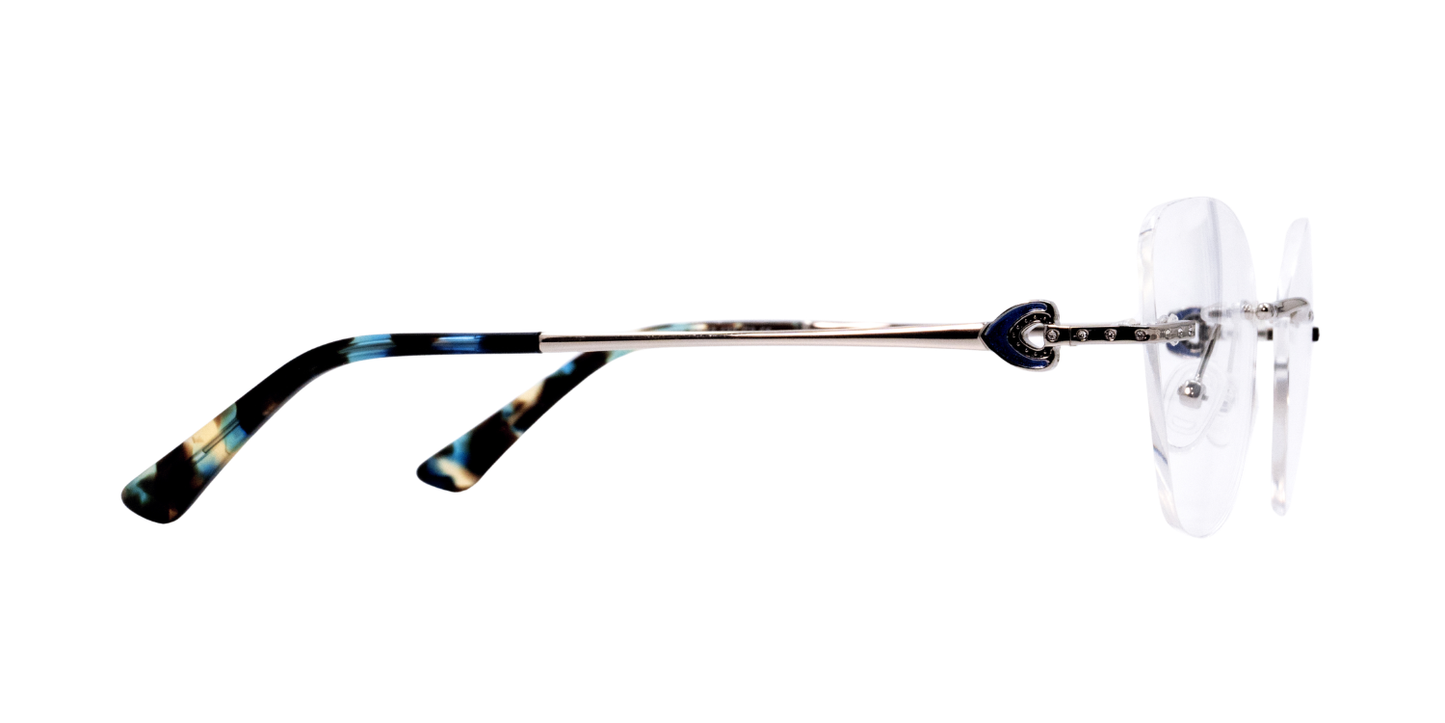 Rimless Cat Eye Premium Eyeglasses