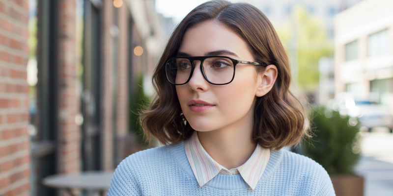 Full Rim Rectangle premium Eyeglasses