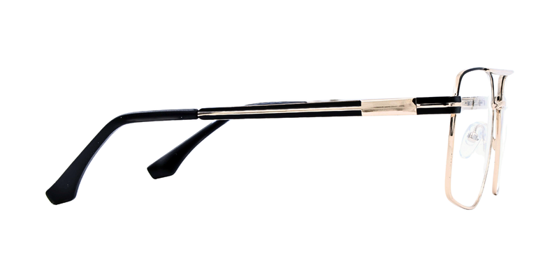 Full Rim Double Bridge Square Classic Eyeglasses