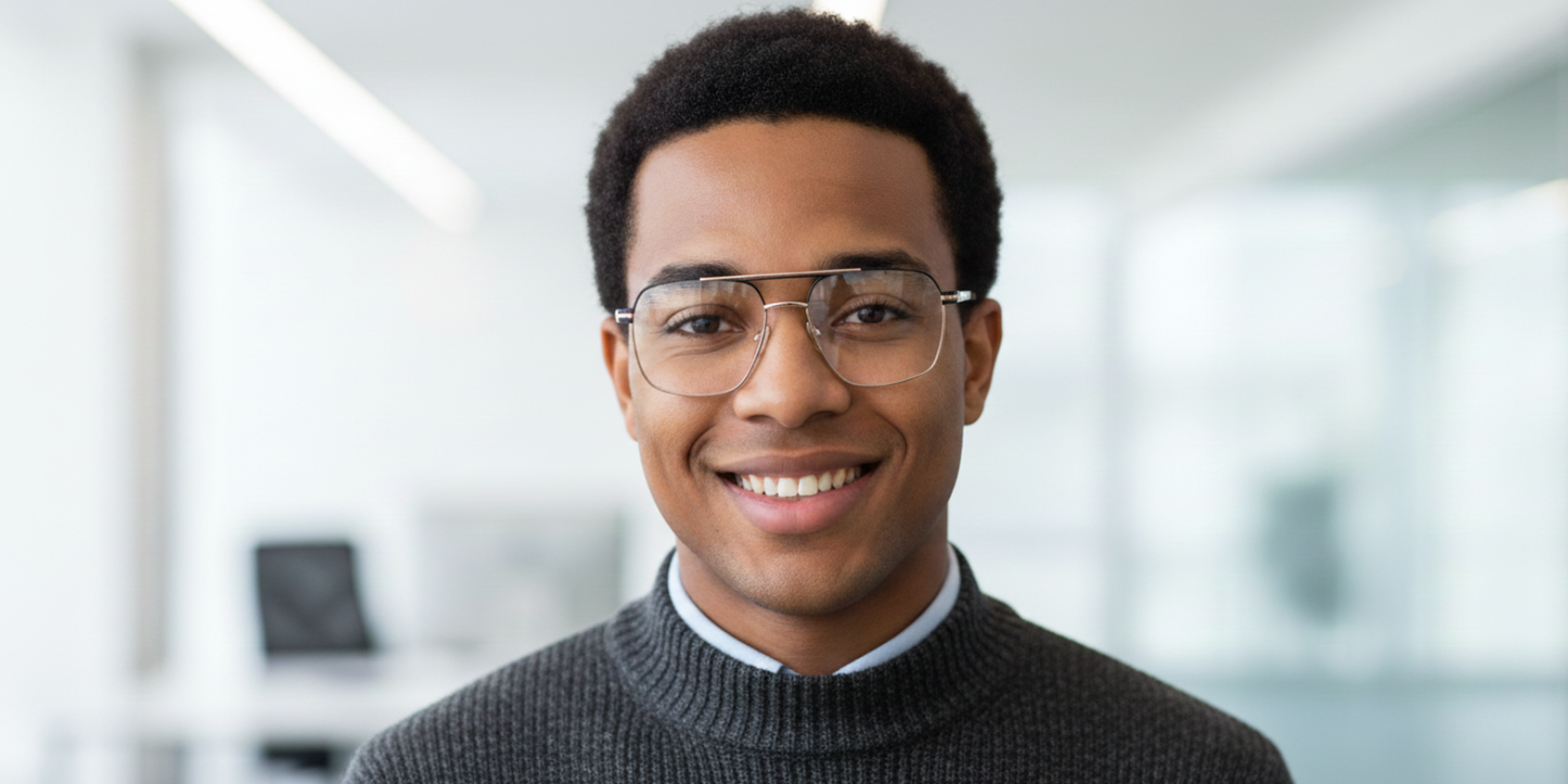 Full Rim Double Bridge Square Classic Eyeglasses
