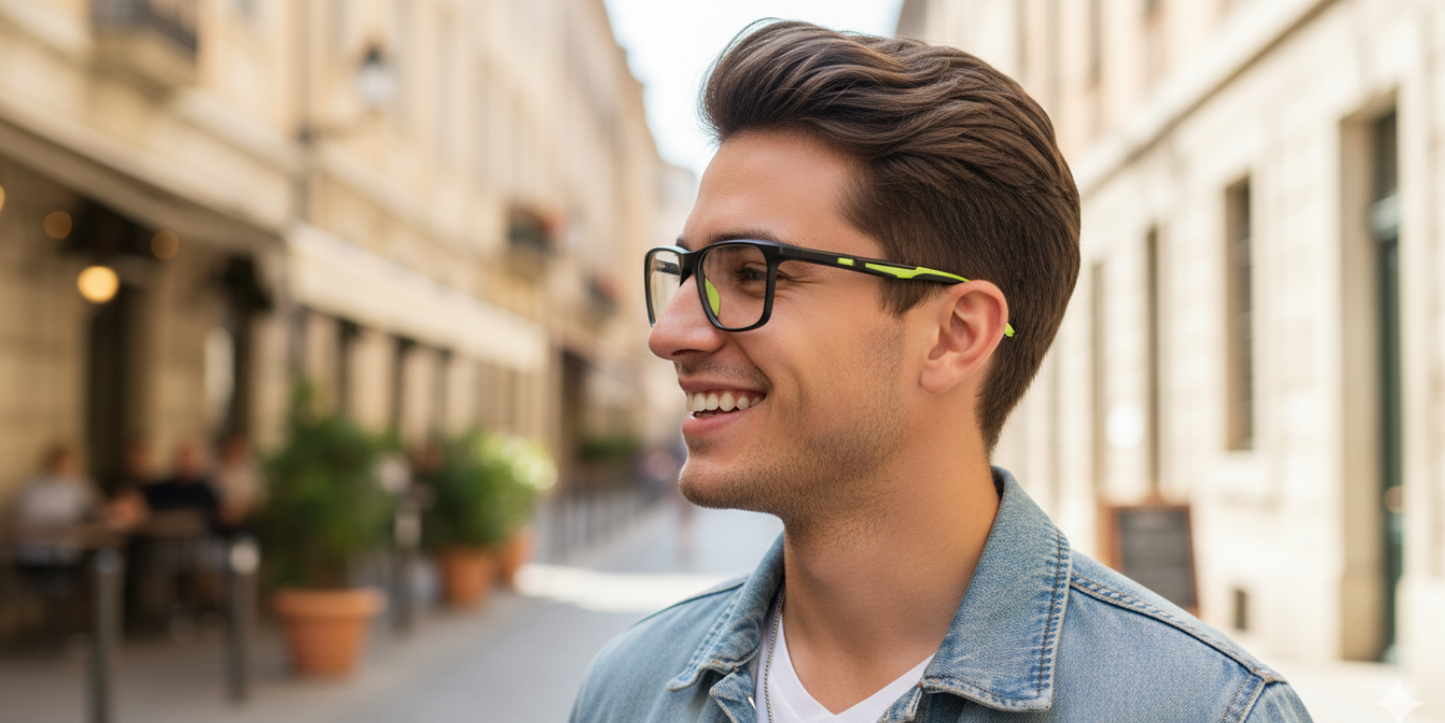 Full Rim Rectangle Classic Sports Eyeglasses