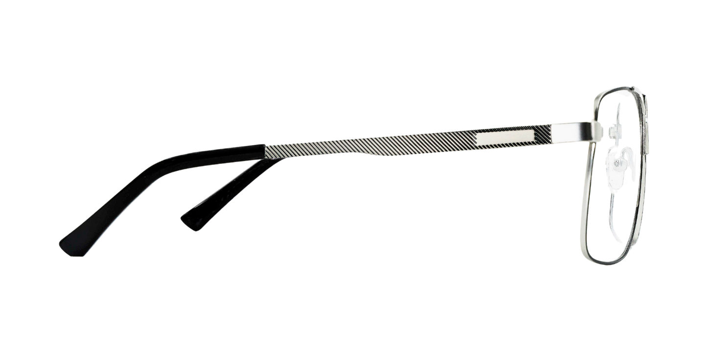 Full Rim Double Bridge Rectangle Classic Eyeglasses