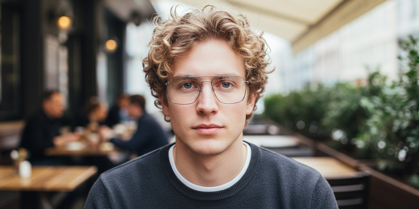 Full Rim Double Bridge Rectangle Classic Eyeglasses