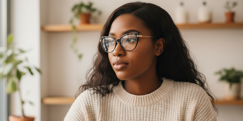 Full Rim Cat Eye Premium Eyeglasses