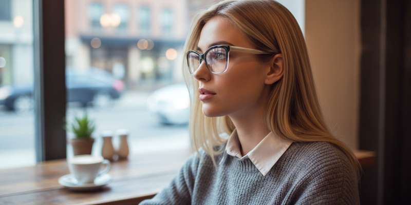 Full Rim Cat Eye Classic Eyeglasses