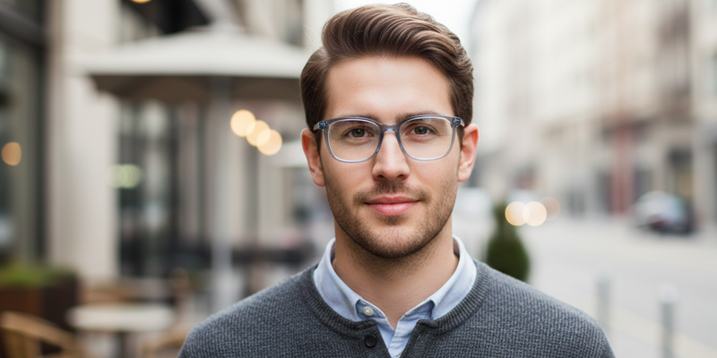 Full Rim Square Premium Eyeglasses