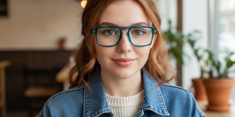 Full Rim Rectangle Premium Eyeglasses