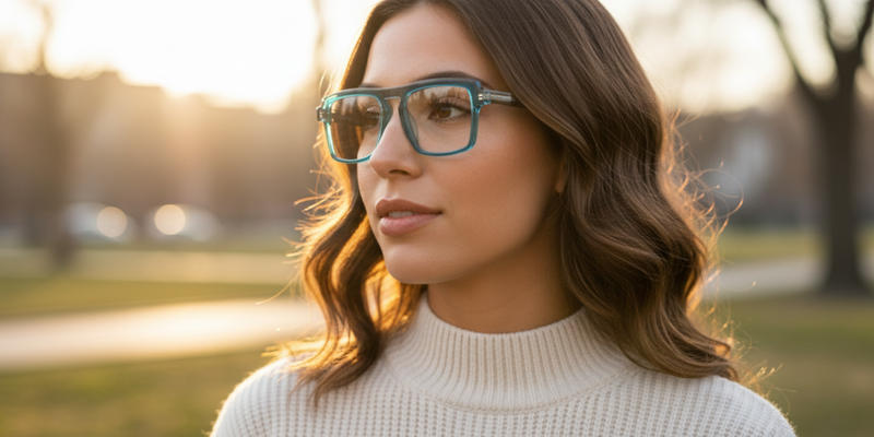 Full Rim Rectangle Premium Eyeglasses