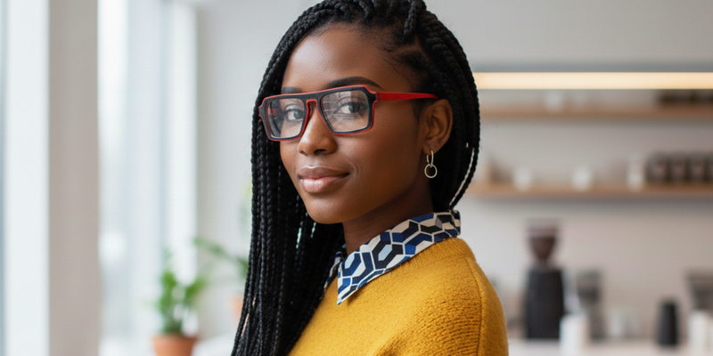 Full Rim Rectangle Premium Eyeglasses
