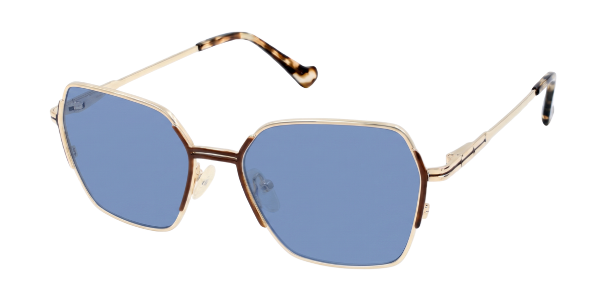 Fashionista Aura  ch9022 - Gold/Brown Frame