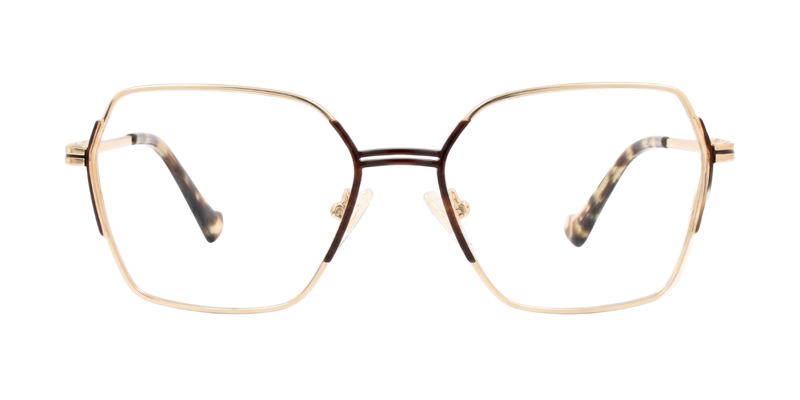 Fashionista Aura  ch9022 - Gold/Brown Frame