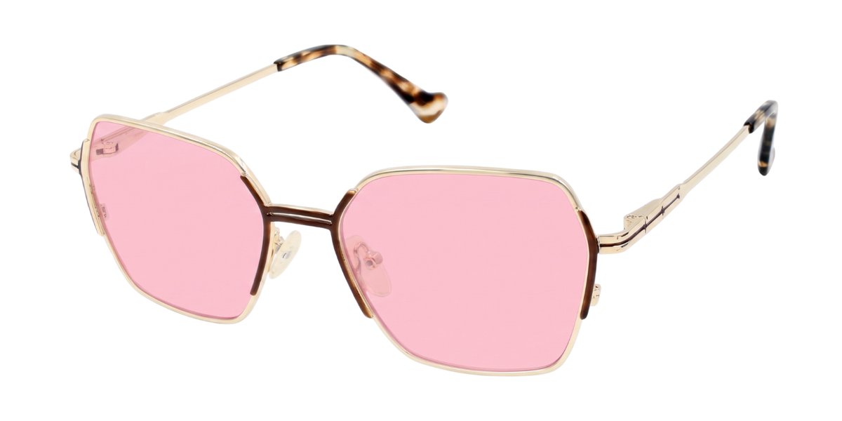 Fashionista Aura  ch9022 - Gold/Brown Frame