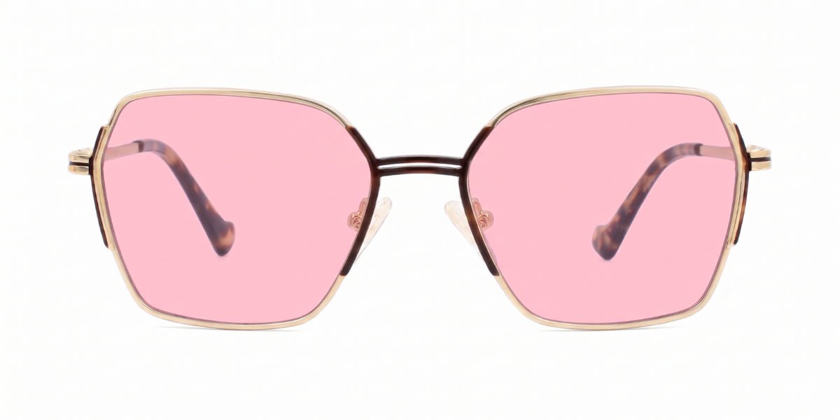 Fashionista Aura  ch9022 - Gold/Brown Frame