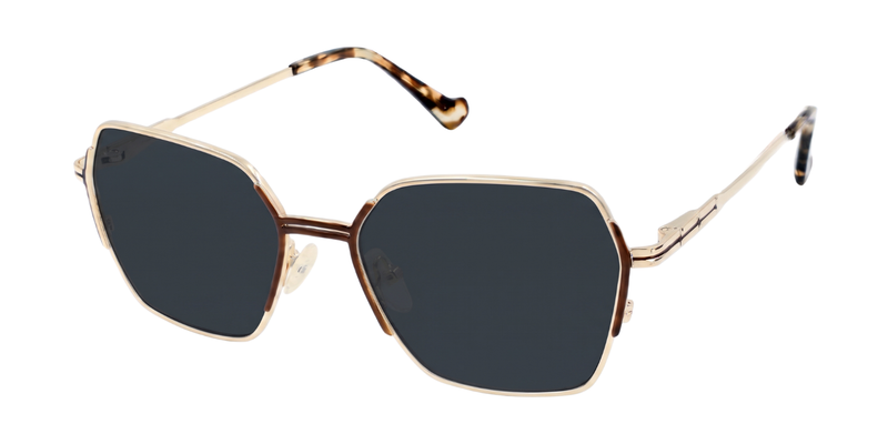 Fashionista Aura  ch9022 - Gold/Brown Frame