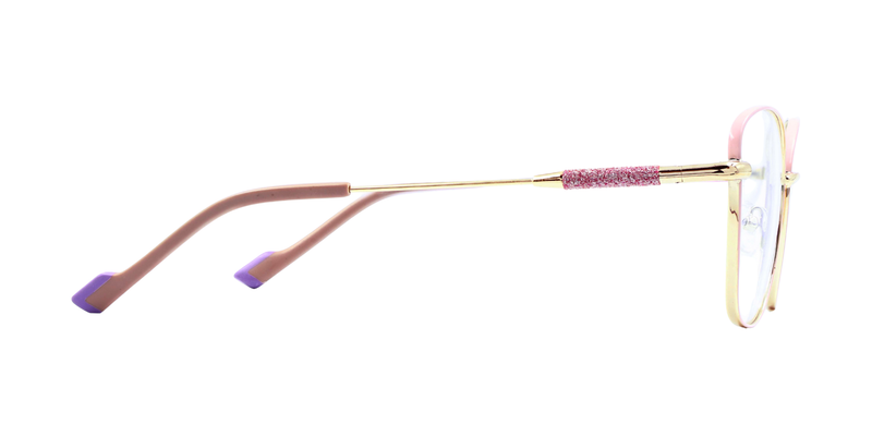 Full Rim Cat Eye Classic Eyeglasses with Sparkling Temple