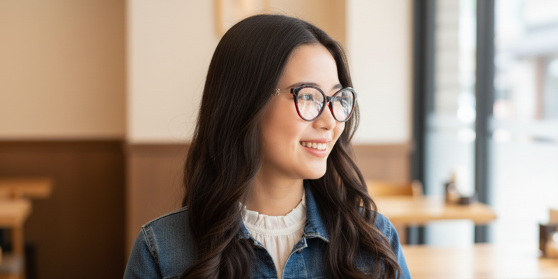 Full Rim Cat Eye Classic Eyeglasses