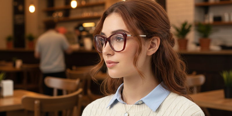 Full Rim Cat Eye Classic Eyeglasses