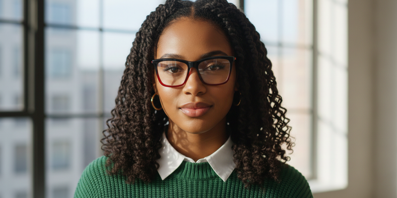 Full Rim Rectangle Classic Eyeglasses