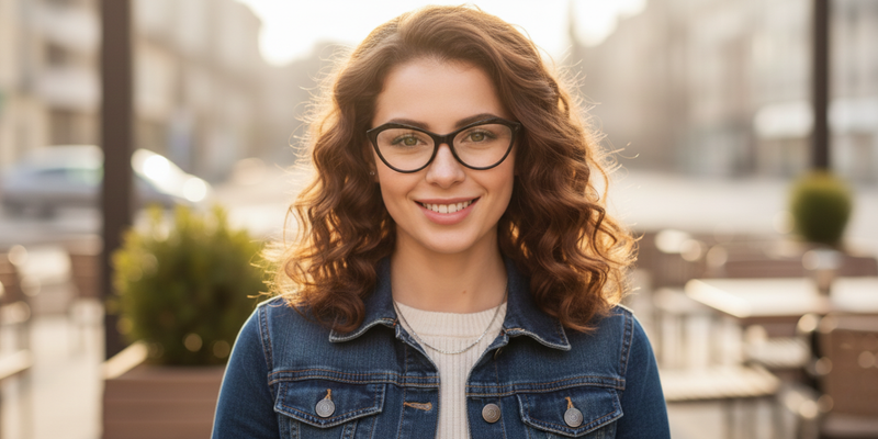 Full Rim Cat Eye Classic Eyeglasses
