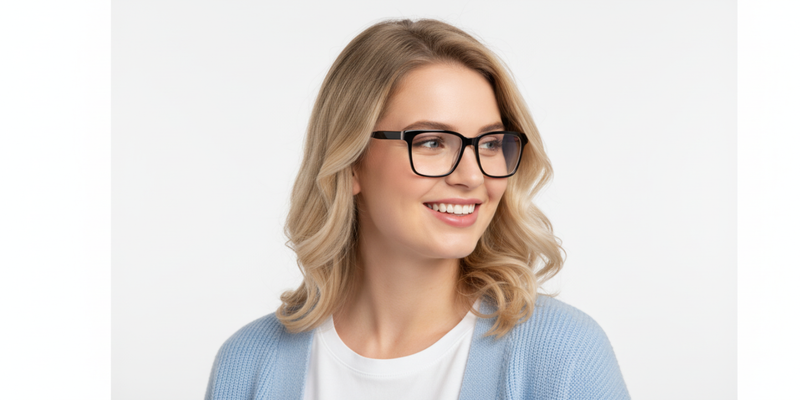 Full Rim Rectangle Classic Eyeglasses