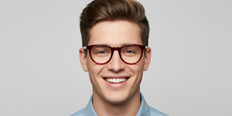 Full Rim Round Classic Eyeglasses