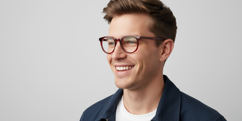 Full Rim Round Classic Eyeglasses