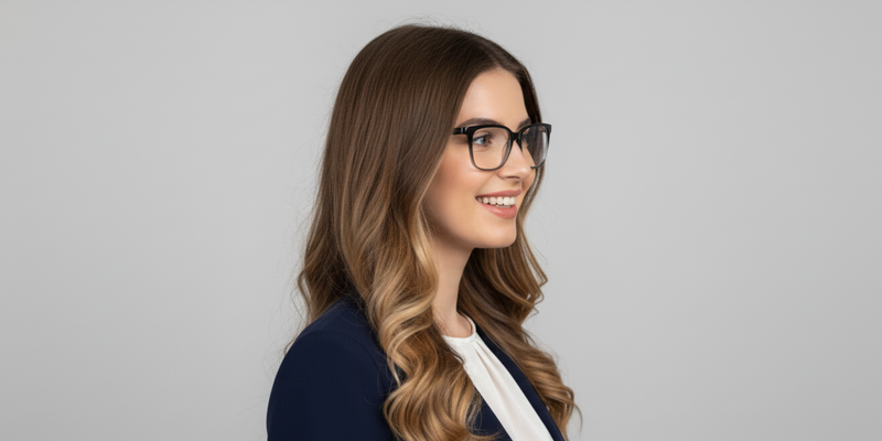 Full Rim Rectangle Classic Eyeglasses