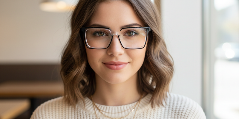 Full Rim Rectangle Premium Eyegalasses